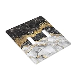 Marble Texture Modern Abstract Black White Gold