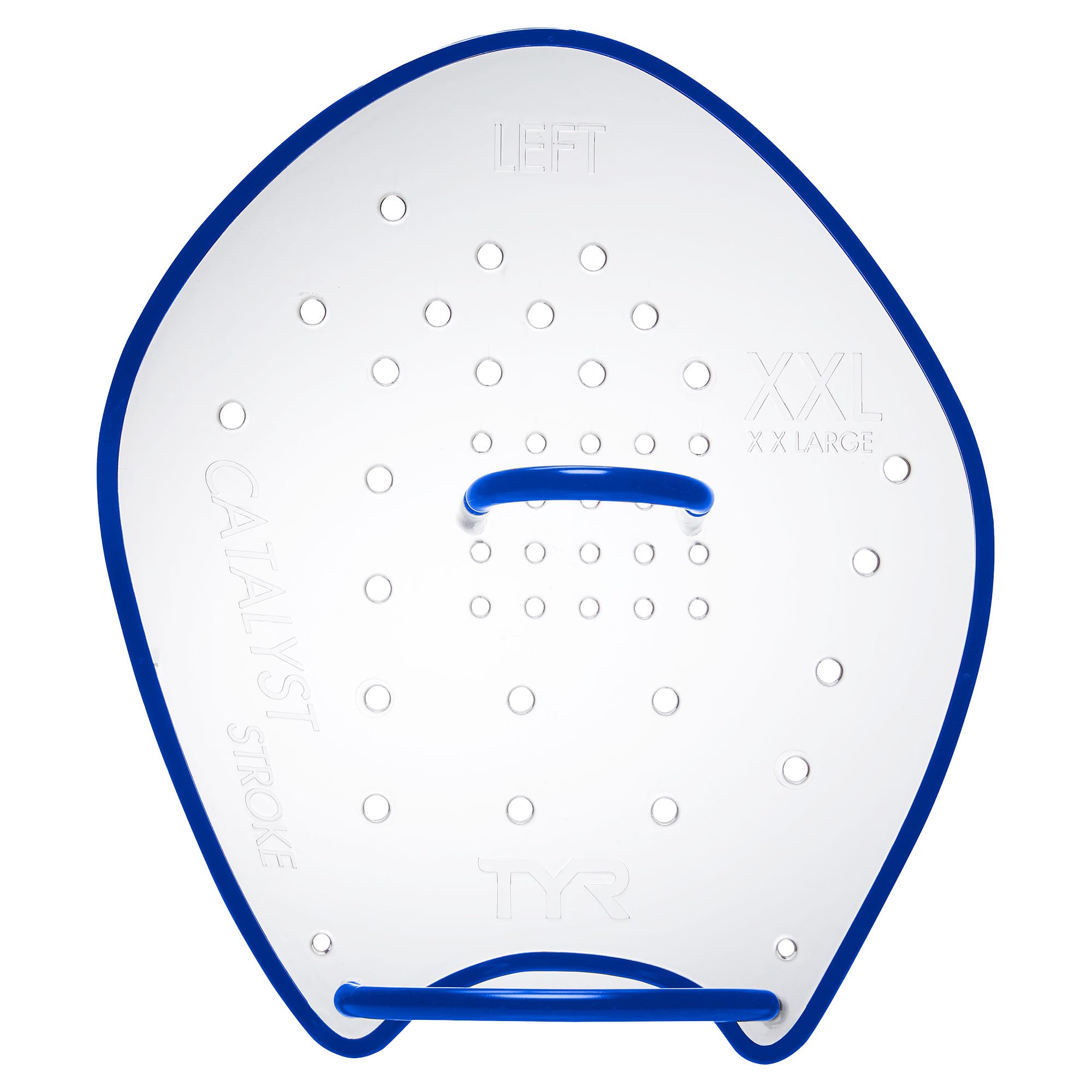 TYR Unisex Adult catalyst stroke training paddles Training Paddles - clear, XXL