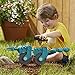 Educational Insights Dino Construction Company - Spike The Ankylosaurus Steam Roller, Ages 3 and Up
