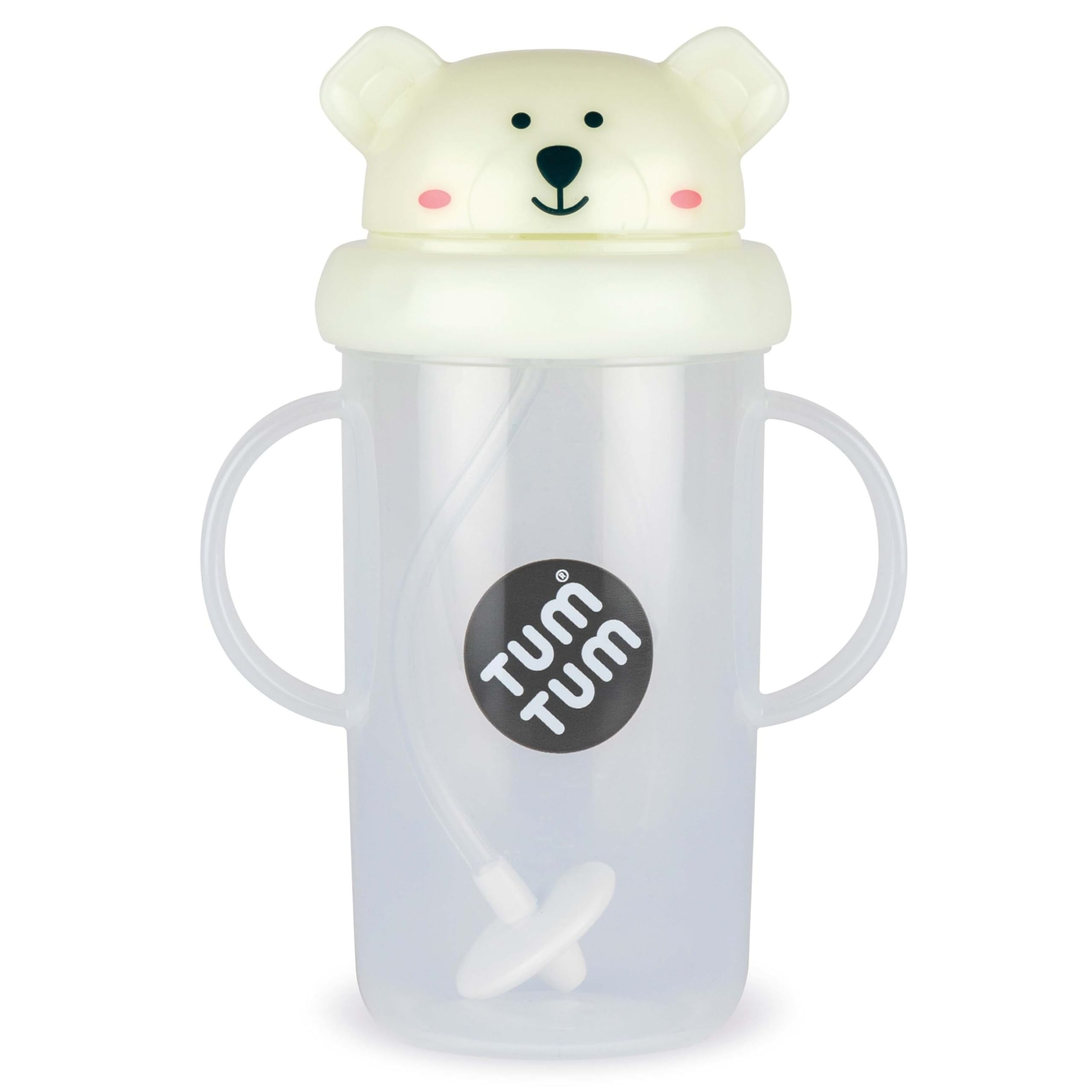 TUM TUM Tippy Up Free Flow Sippy Cup (No Valve), Sippy Cup for Toddlers, BPA Free (Pete Polar Bear 300ml) — image 1