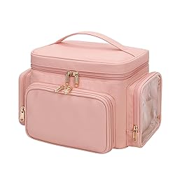 Bagmoly Large Makeup Bag, Portable Travel Makeup