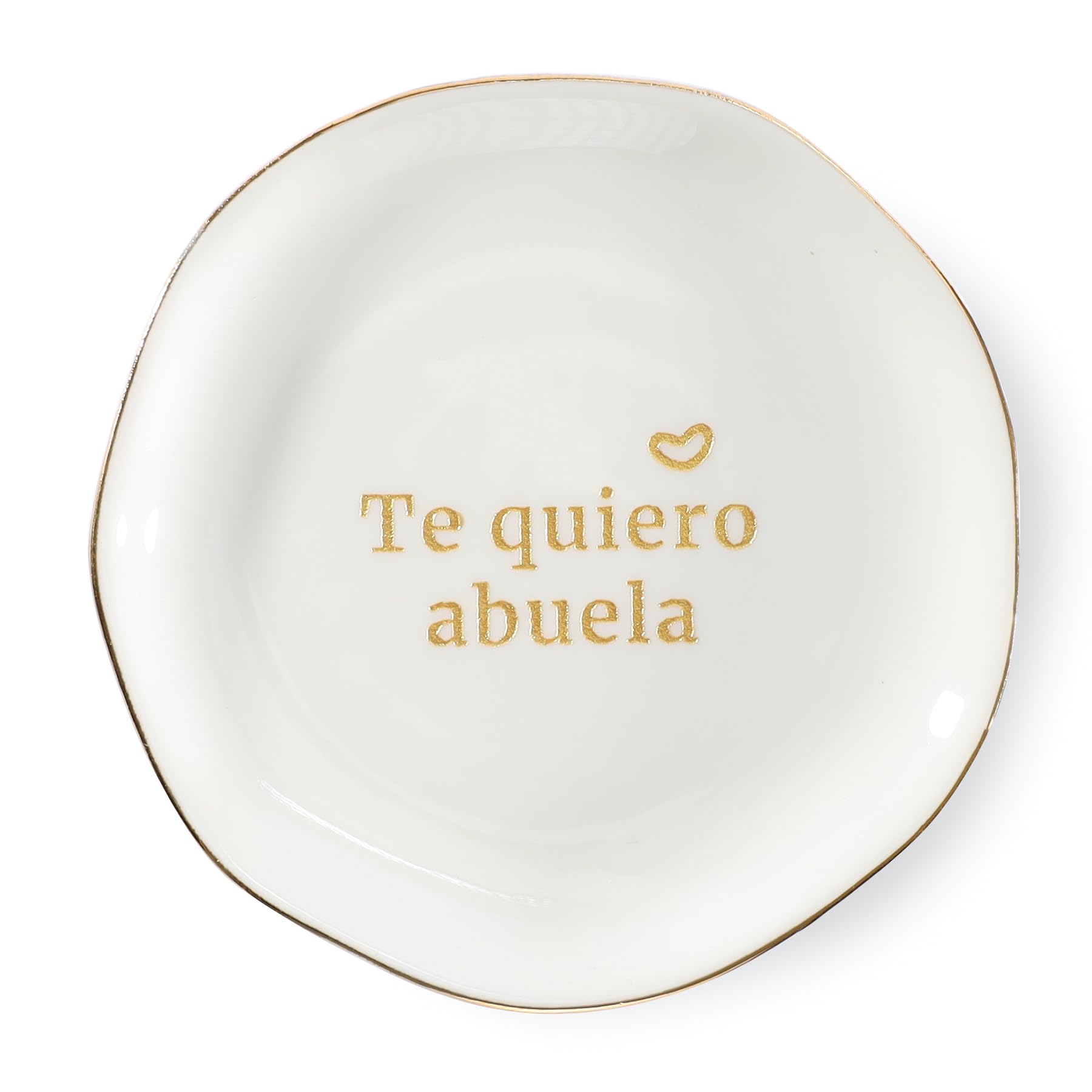 Photo 1 of HOME SMILE I Love You Grandma Gifts in Spanish Ring Dish-Mother's Day Birthday Gifts for Grandmother-Te Quiero Abuela Regalos