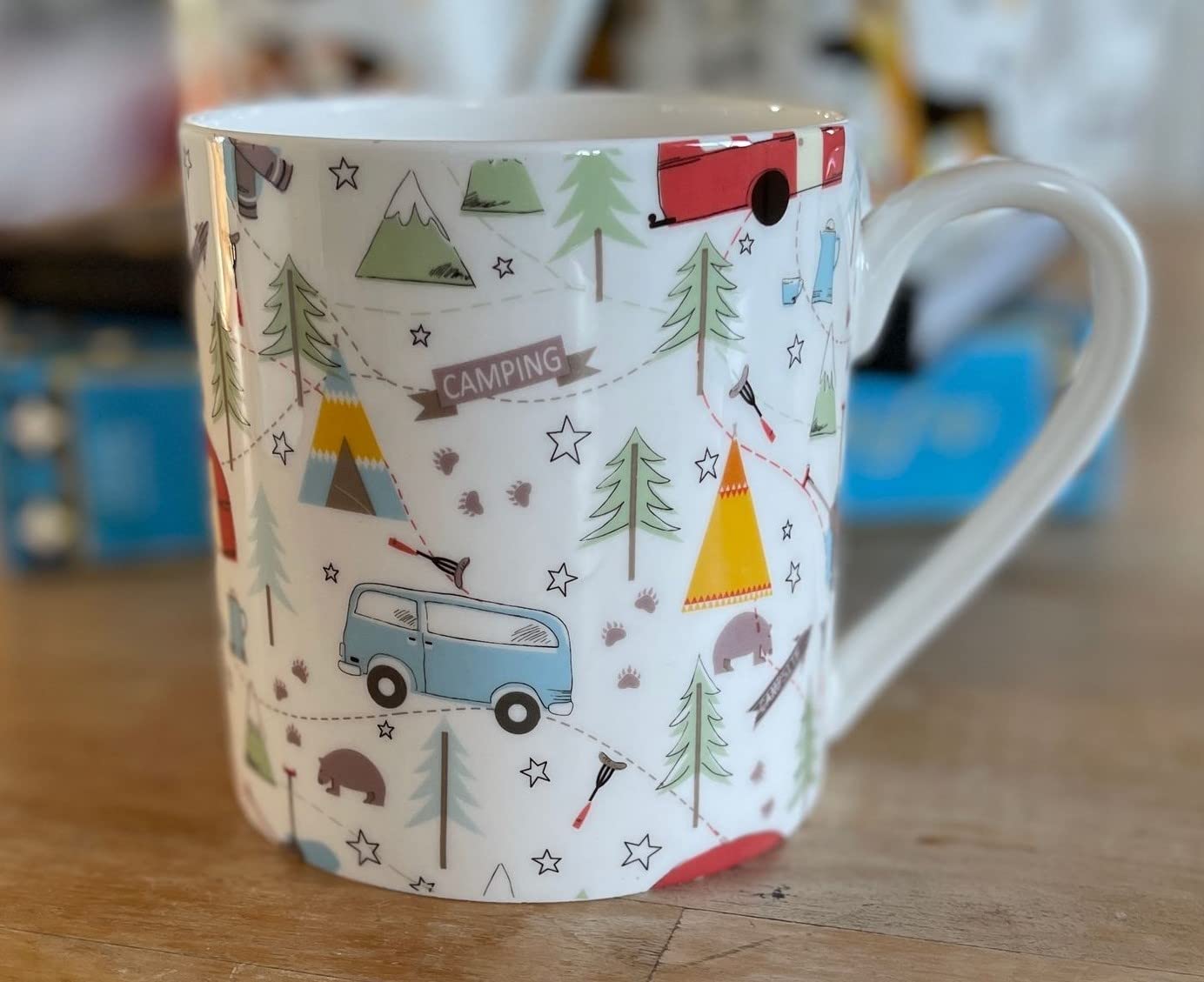 Dreamair 1 Pint Fine Bone China Mug Campervan Caravan — image 1