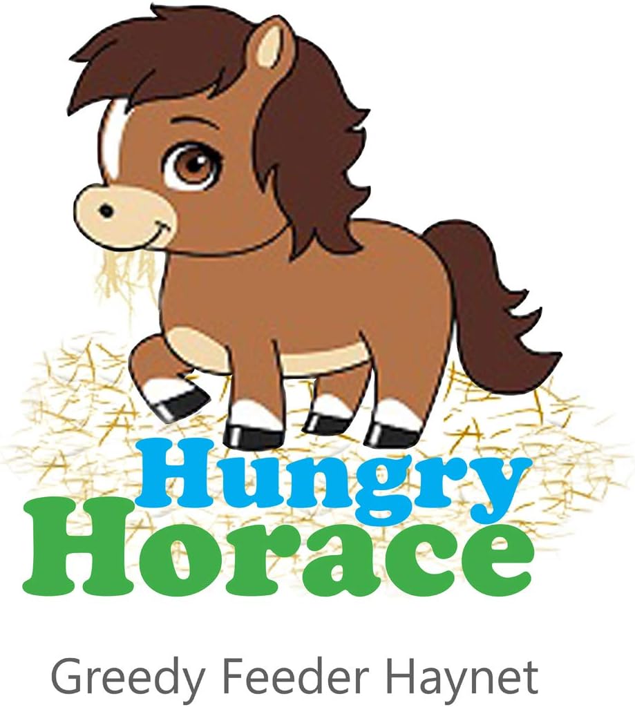 Hungry Horace Greedy Feeder HayNet-110cm-Black - Image 3