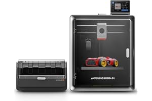 Anycubic Kobra S1 Combo 3D Printer, 4 Stunning Multicolor with Anycubic ACE PRO, 600mm/s High Speed and 320℃ Hotend Free-Clog