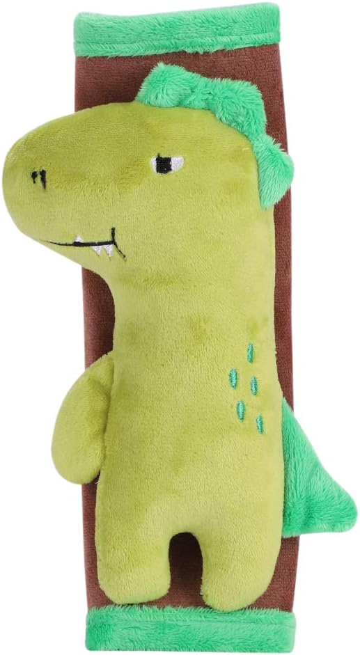 ITODA Cartoon Child Kid Car Seat Belt Cover Universal Harness Adjustable Shoulder Pad Cover Car Safety Belt Protector Cushion Support Plush Soft Seatbelt Strap Cover Clip Comfortable Safe Travel - Image 4