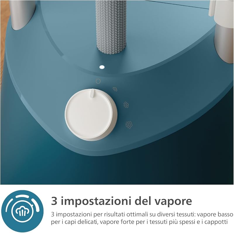 1000 Ferro da Stiro Verticale a Vapore con Asse, 1800W, 1.8L