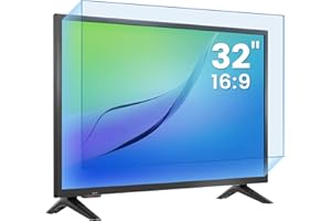 F FORITO 32 Inch 16:9 Anti Blue Light TV Screen Protector, Eye Protection Anti Glare Blue Light Blocking Screen Filter