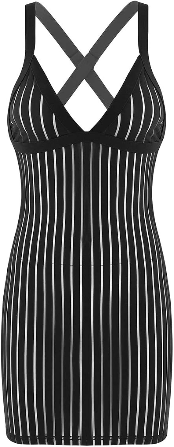 Amazon Iefiel セクシー ミニ ワンピース タイト ボディコン 過激 キャバ パーティ ドレス レディース ミニドレス キャミソール タイトスカート ミニ ウェットルック ブラック M ワンピース チュニック 通販