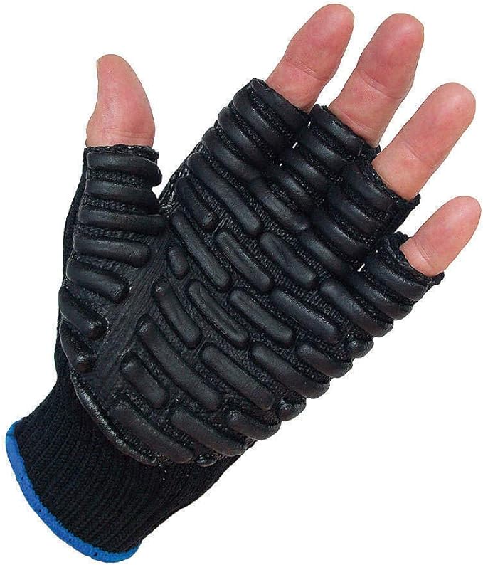 VI4746 AntiVibration Gloves, Half, M,PR Clothing