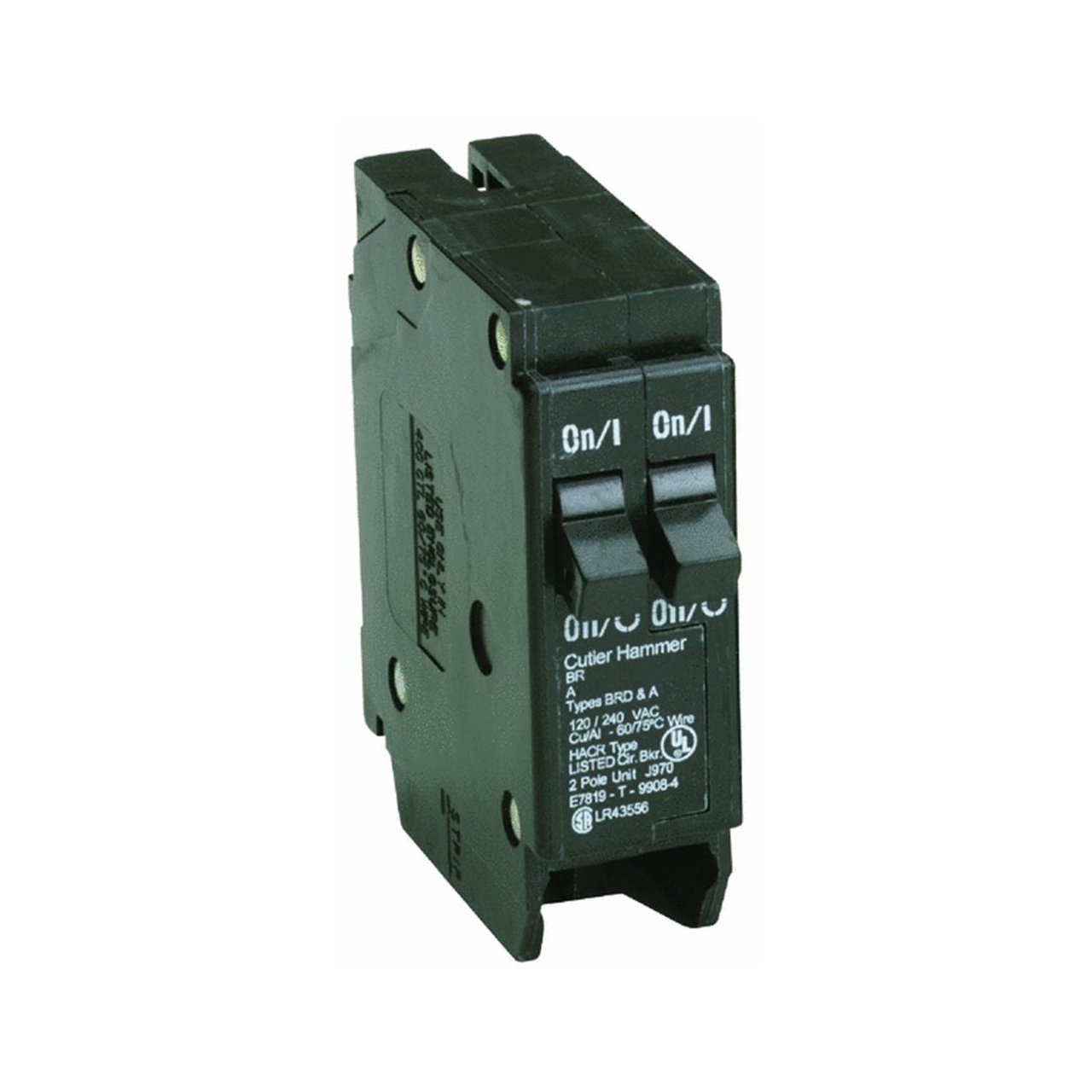 Photo 1 of EATON CORPORATION Eaton Br3030 Single Pole Tandem Circuit Breaker, 120V, 2-30-Amp, Pack of 1, Black