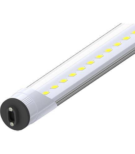 NYLL (Pack of 2 6 ft R17D T12/HO Type A Plug & Play LED Tube