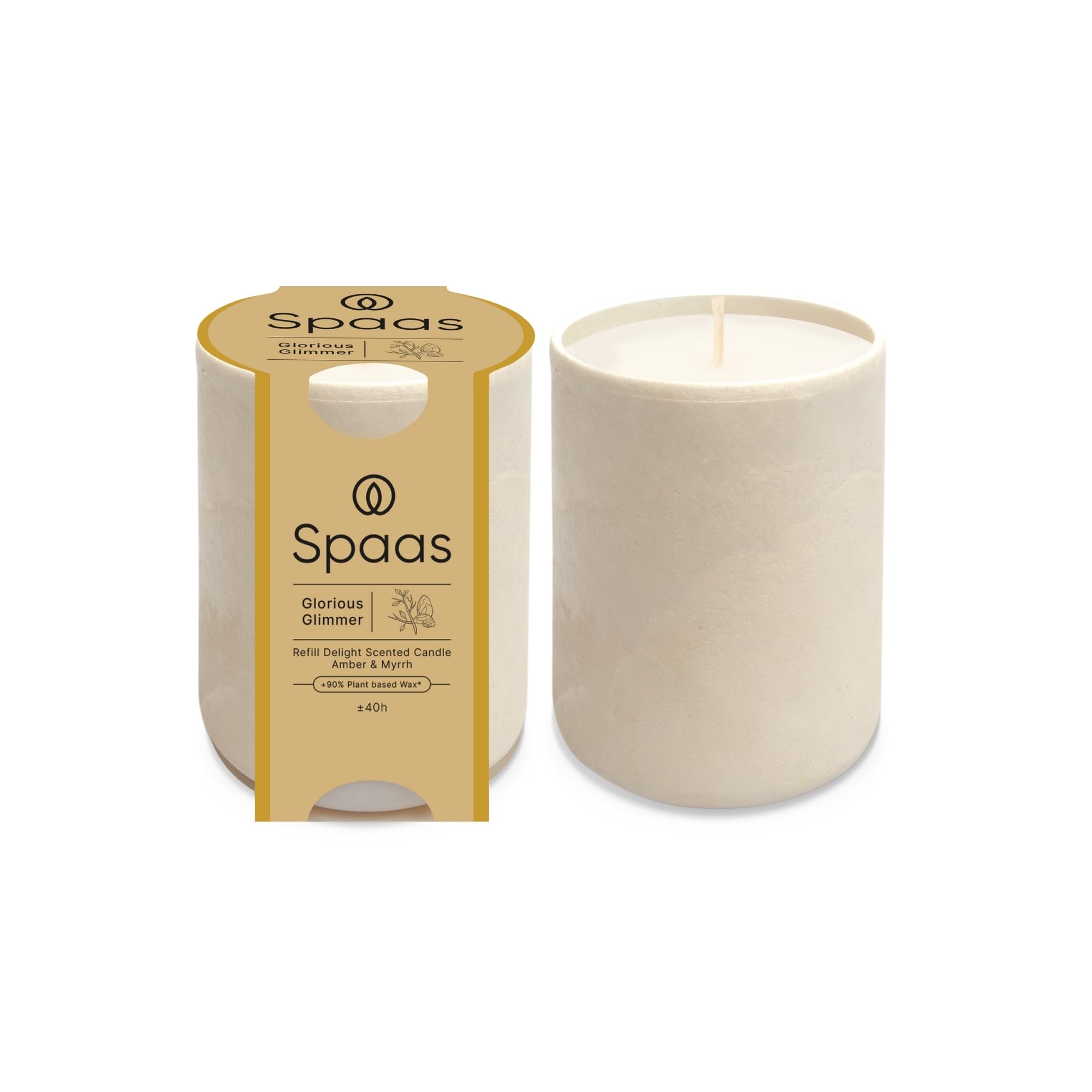 Spaas Refill Delight Scented Candle, Glorious Glimmer