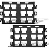 Mounting Plate Compatible with Milwaukee Packout Toolboxes | 48-22-8486 for Milwaukee Mounting Plate, Full Metal Powder Coated Packout , Tool Storage Organizer System (2 Full Width)