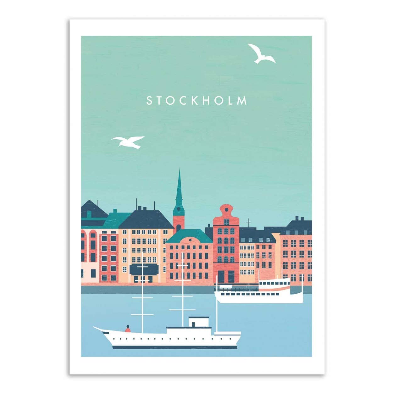 Wall Editions Art-Poster - Stockholm - Katinka Reinke