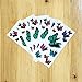 COKOHAPPY 5 Sheets Temporary Tattoo 3D Flying Butterfly for Women Girls Lower Back Shoulder Neck Arm