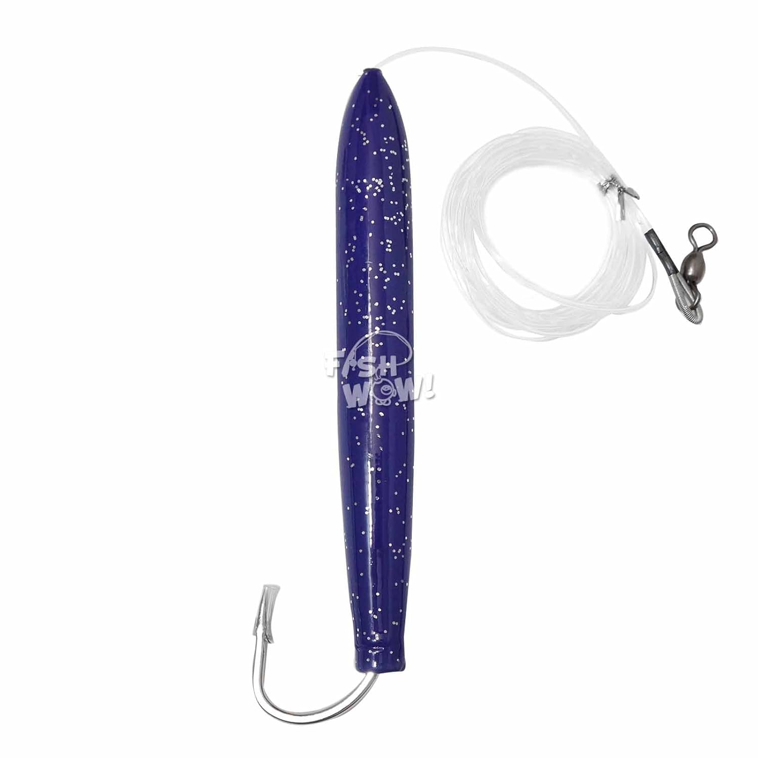 Fish WOW! 6" Fishing Cedar Plugs Rigged Tuna Mahi Trolling