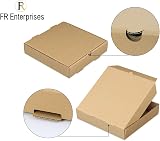 FR Enterprises Plain 7 Inch Pizza Boxes 20 Pcs Rear Vent Hole Lightweight view 3