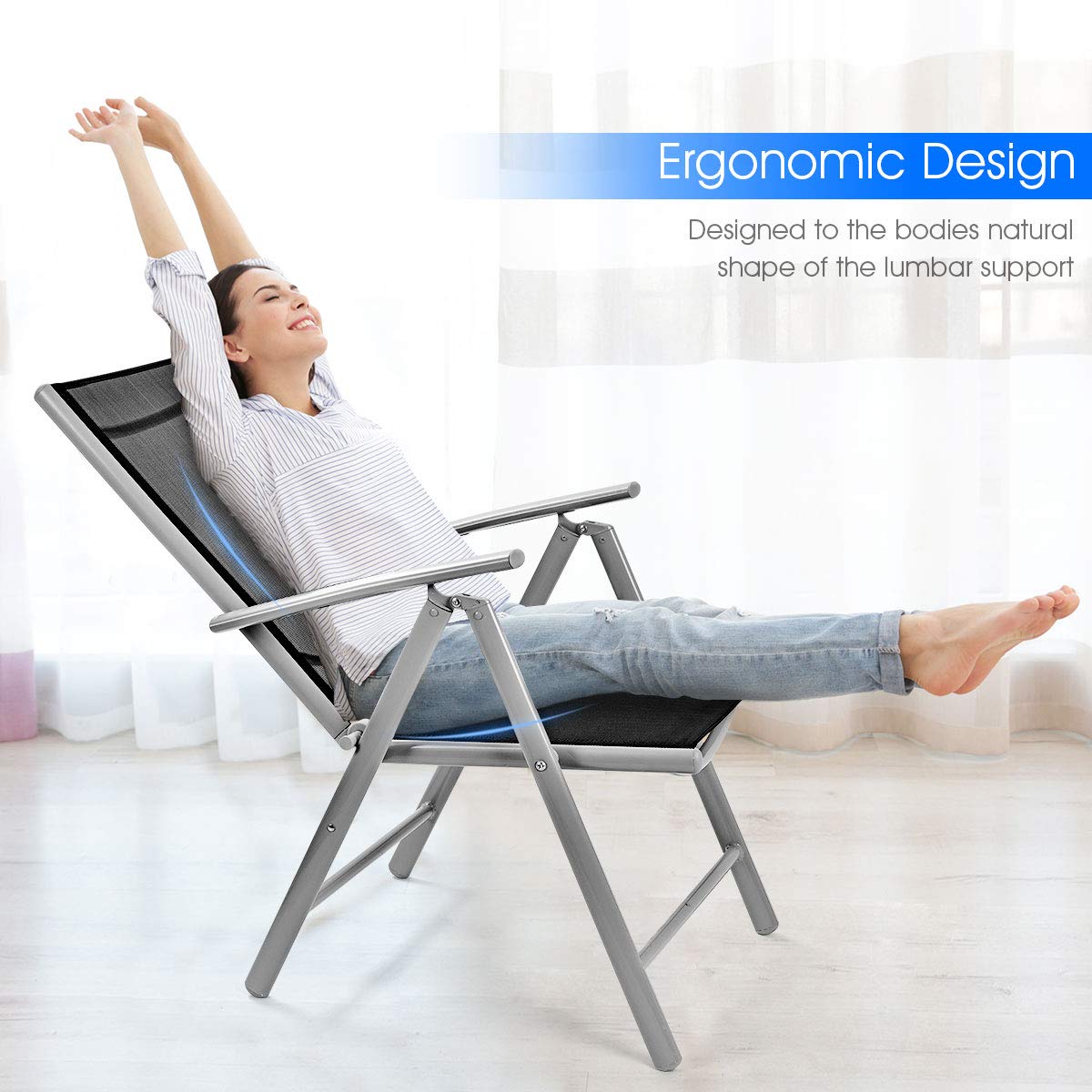 Patio Chairs Set Of Giantex Set Of Patio Dining Chairs