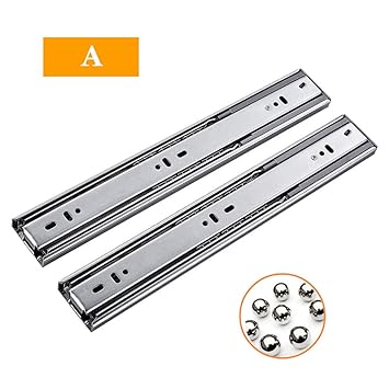 Amazon Com Yhamt Metal Drawer Slides Full 3 Stage Extension