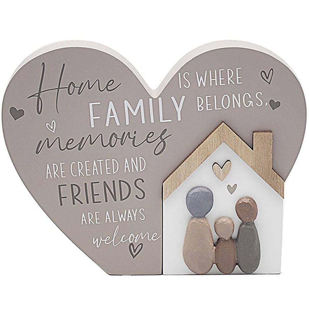 Lesser & Pavey British Designed Loving Quotes Plaque | Loving Message Plaque For Home or Office | Home Heart Great Friendship Gifts For Birthdays - Love and Affection