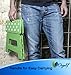 ORGALIF Heavy Duty Folding Step Stool with Anti Slip Dots and Strong Support Stepping Ladder for Kids and Adults (Green)