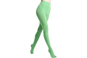 MATHACINO Women's 80D Solid Color Soft Semi Opaque Pantyhose Colored Tights High Waist Womens Tights