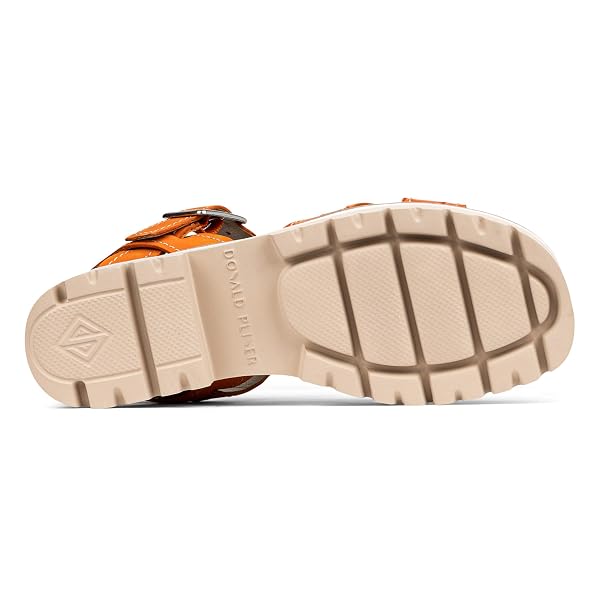 DONALD PLINER WOMEN’S LUG SOLE SLINGBACK SANDAL, SADDLE