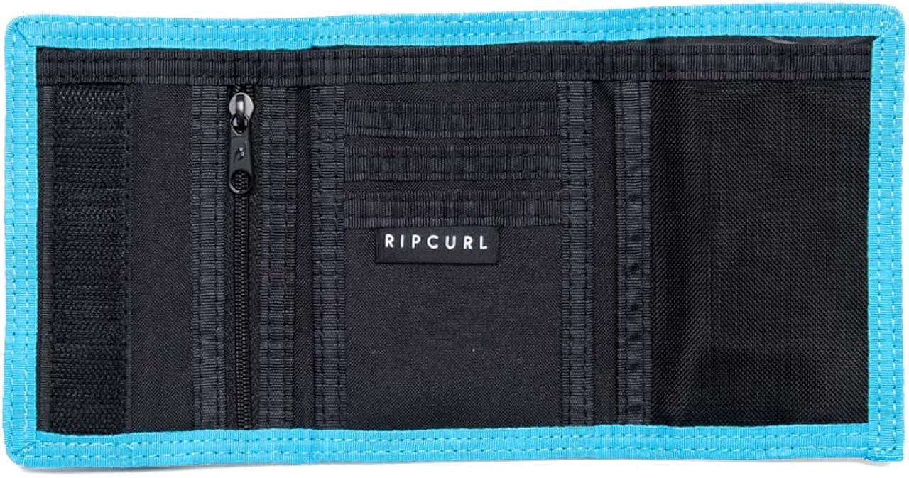 Rip Curl Trifold Wallet ~ Badge Surf black blue: Clothing