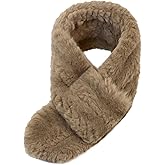 WATAME Warm Kids Scarf For Girls Winter Fuzzy Scarves Colorful Ski Windproof Neck Warmer