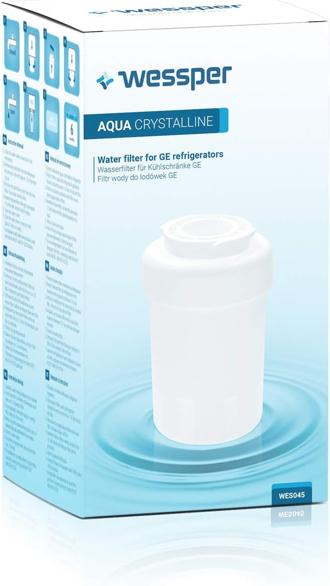 Wessper® Aqua Crystalline Fridge Freezer Water Filter Replacement for General Electric GE Smartwater: MWF GE MWF MWFA MWFAP MWFDS MWF-INT MWFP GWF GWF01 GWF06 GWFA GWFDS 53-WF-07GE WF07 101057A - Image 5