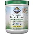 Garden of Life Raw Organic Perfect Food Green Superfood Juiced Greens Powder - Original Stevia-Free, 30 Servings, Non-GMO, Gl