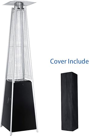 Amazon Com Pamapic Patio Heater 42 000 Btu Pyramid Flame