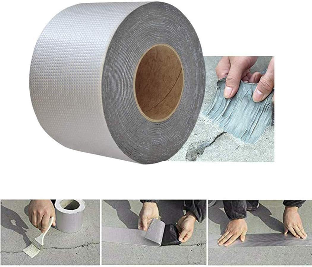 Aluminum Foil Butyl Rubber Tape Self Adhesive Waterproof Super Repair
