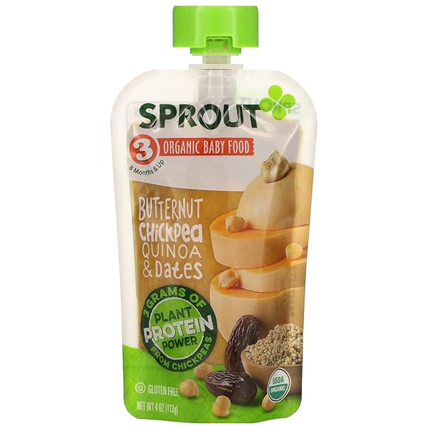 SPROUT ORGANICS | 12M+ COCOMELON TODDLER SMOOTHIE POUCHES WITH ORGANIC FRUITS AND VEGGIES | SMOOTHIE WITH PEACH BANANA YOGURT VEGGIES & FLAX SEED | 4OZ | 12-COUNT