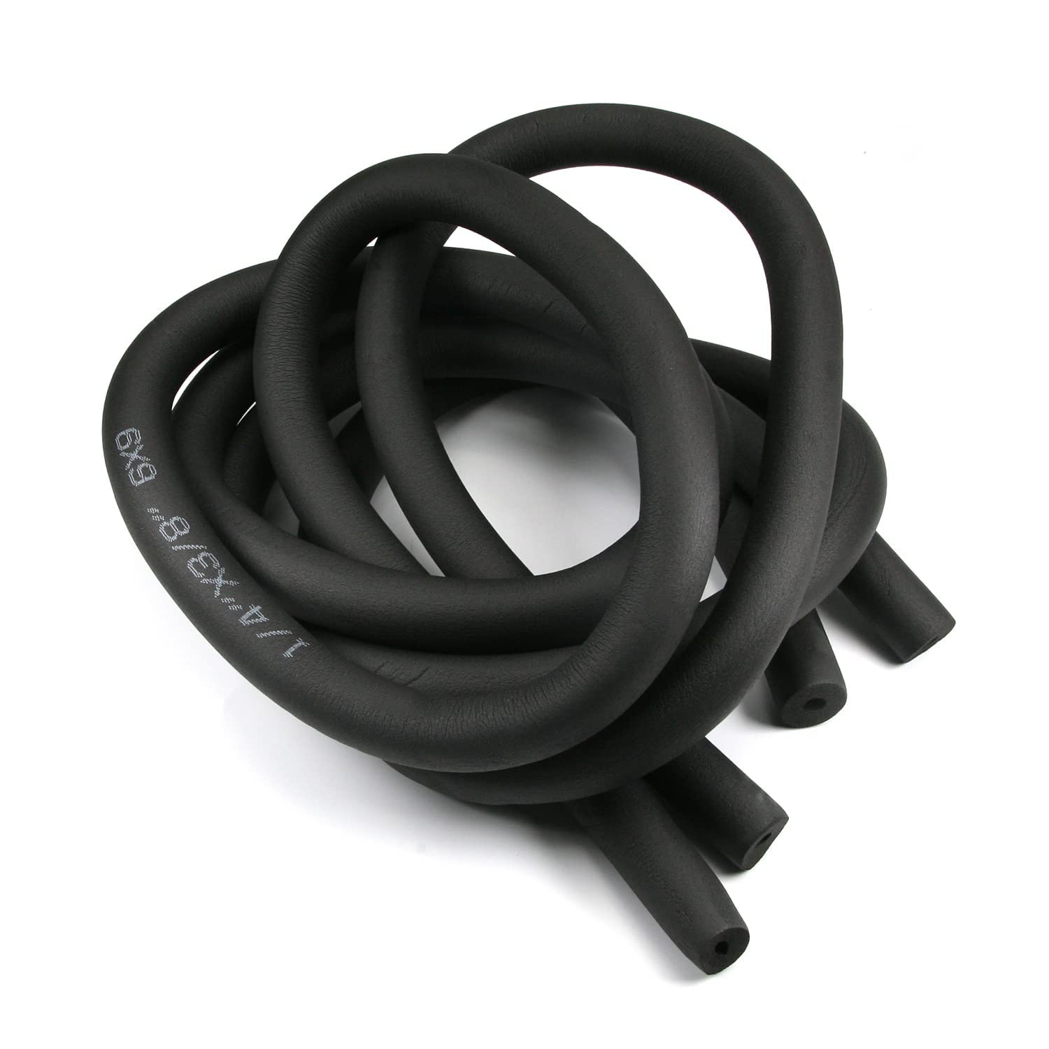 Othmro Foam Hose Pipe Insulation Air Conditioner Heat Insulation Pipe Black 6mmx9mmx1.8m 2 Pcs