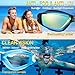 Swim Goggles, Pack of 2, Swimming Goggles for Adult Men Women Youth Kids Child, Triathlon Equipment, with Mirrored & Clear Anti-Fog, Waterproof, UV 400 Protection Lenses, Made by COOLOO