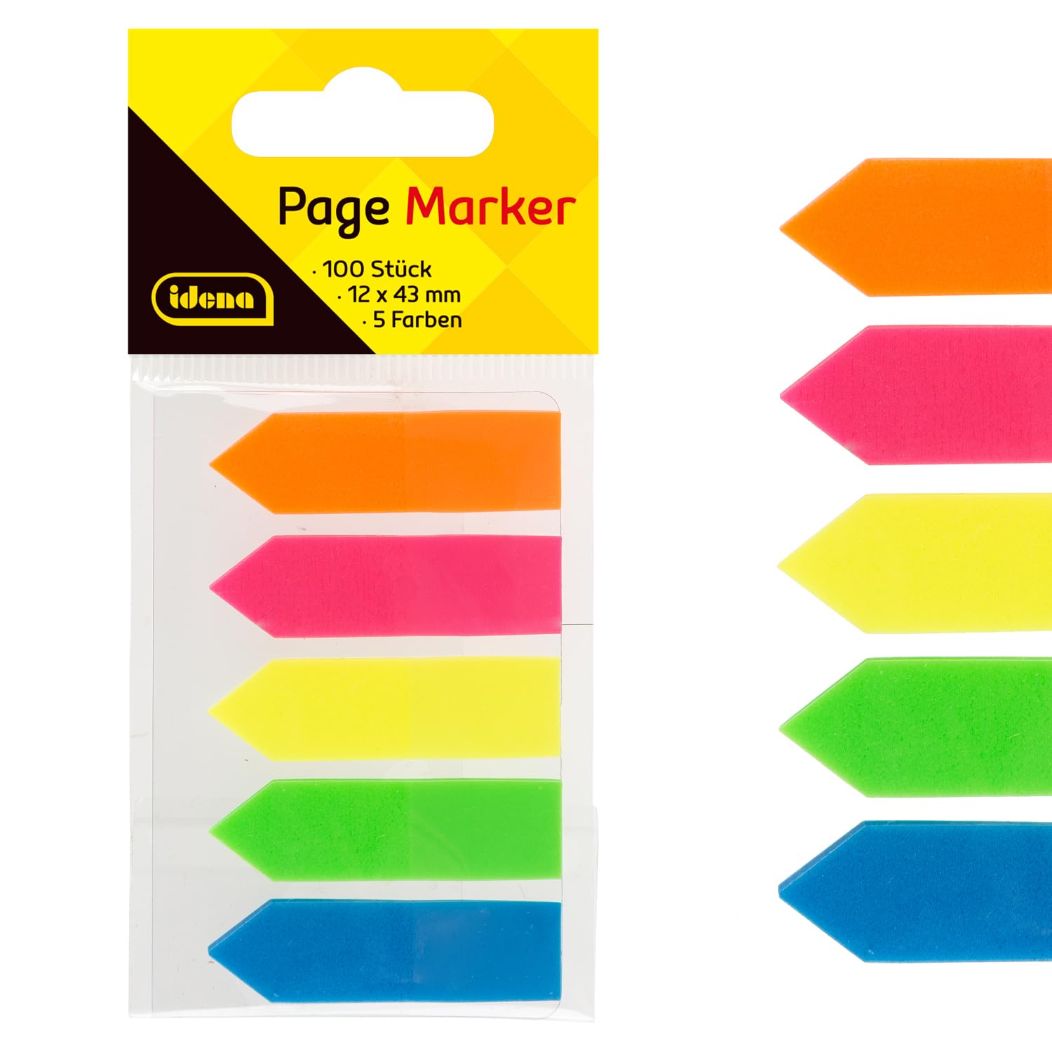 IDENA 312731 Page Markers Arrow Multi-Coloured