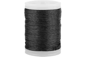 120mm Archery Bowstring Serving Thread, Nylon Serving Thread Shooting and Archery Supplies (Color : Black)