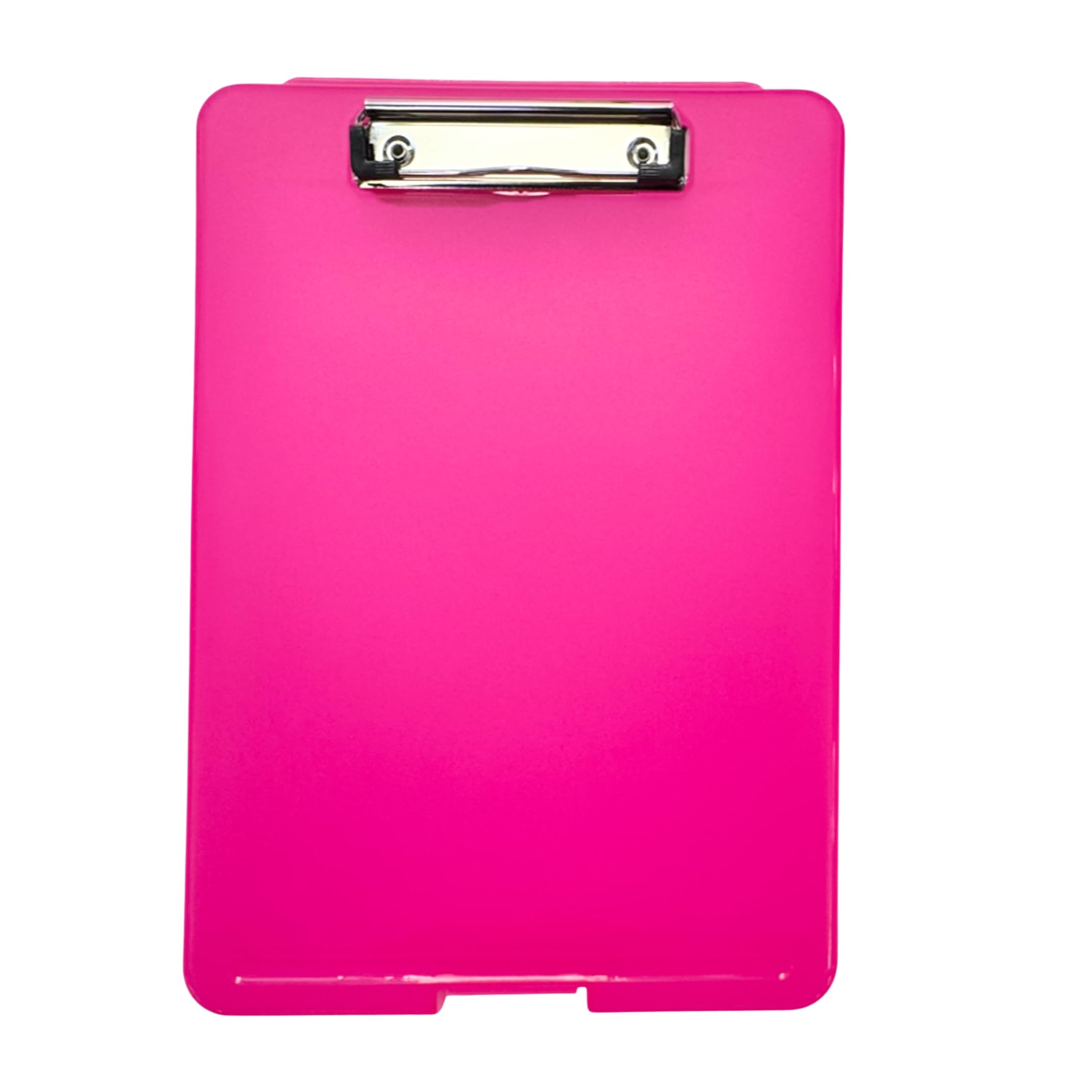 Janrax A4 Pink Clipboard Box File - Storage Filing Case