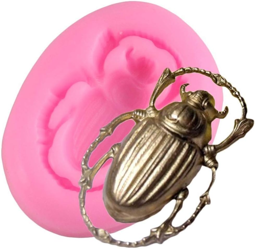 3D Insect Silicone Mold for DIY Fondant Mold Desserts Cupcake Cake Topper Decoration Jelly Shots Ice Cube Crystal Pudding Soap Mould Chocolate Candy Handmade Ice Cream Gum Paste