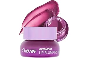 Touch in Sol Pretty Filter Overnight Lip Plumping Mask - Korean Lip Treatment Mask for Dry and Cracked Lips - Lip Volumizing and Intensive Nourishing with Shea Butter - Fig and Vanilla Scent