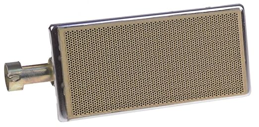 North Keramikbrenner für Gyrosgrill DG103 Breite 81mm Länge 205mm für Gyrosgeräte 158x73mm Brennbereich 158x73mm