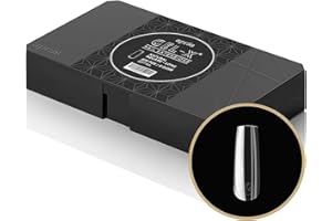 APRÉS Apres Gel-X® Natural Square Long Tip Box | 500pc Gel-X Tips, 11 Sizes 00-9, Premium Quality