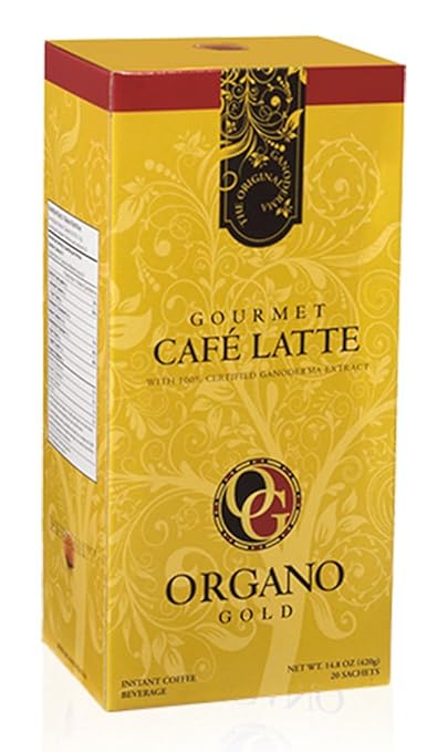 title=Organo Gold Gourmet Café Latte (arricchito con il fungo Ganoderma lucidum)