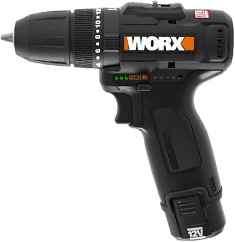 WX121 Akku-Schlagbohrschrauber 12V, inkl. Akku, Ladegerät & Koffer