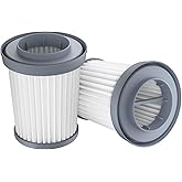 Fanttik HEPA Filters Fits for Fanttik Fold V10 APEX Car Vacuum, 2-Pack Replacement Filters with High Filterability, Washable and Reusable, Easy to Clean and Assemble