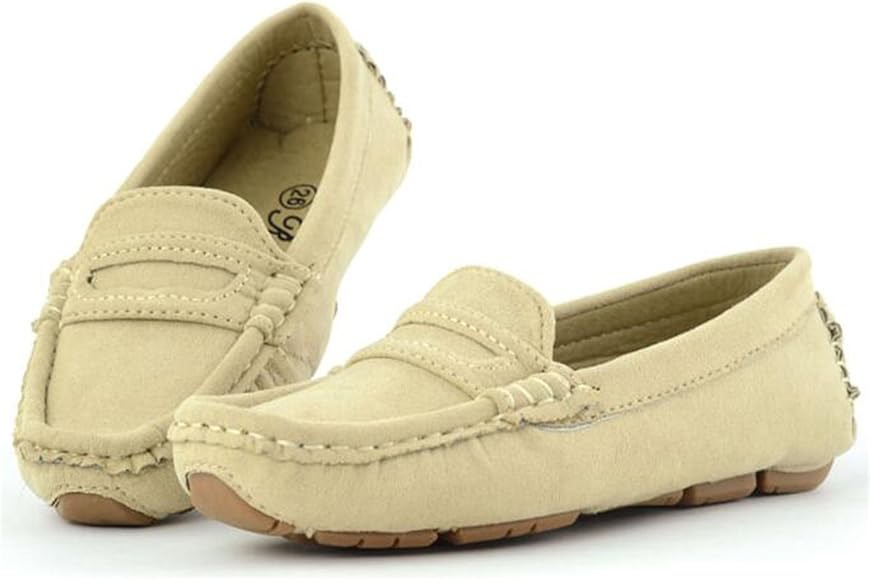 boys suede loafers