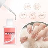 LOPHE 3Pcs Extra Strong Nail Glue with Brush 7g Bond Adhesive for Acrylic Nails view 5