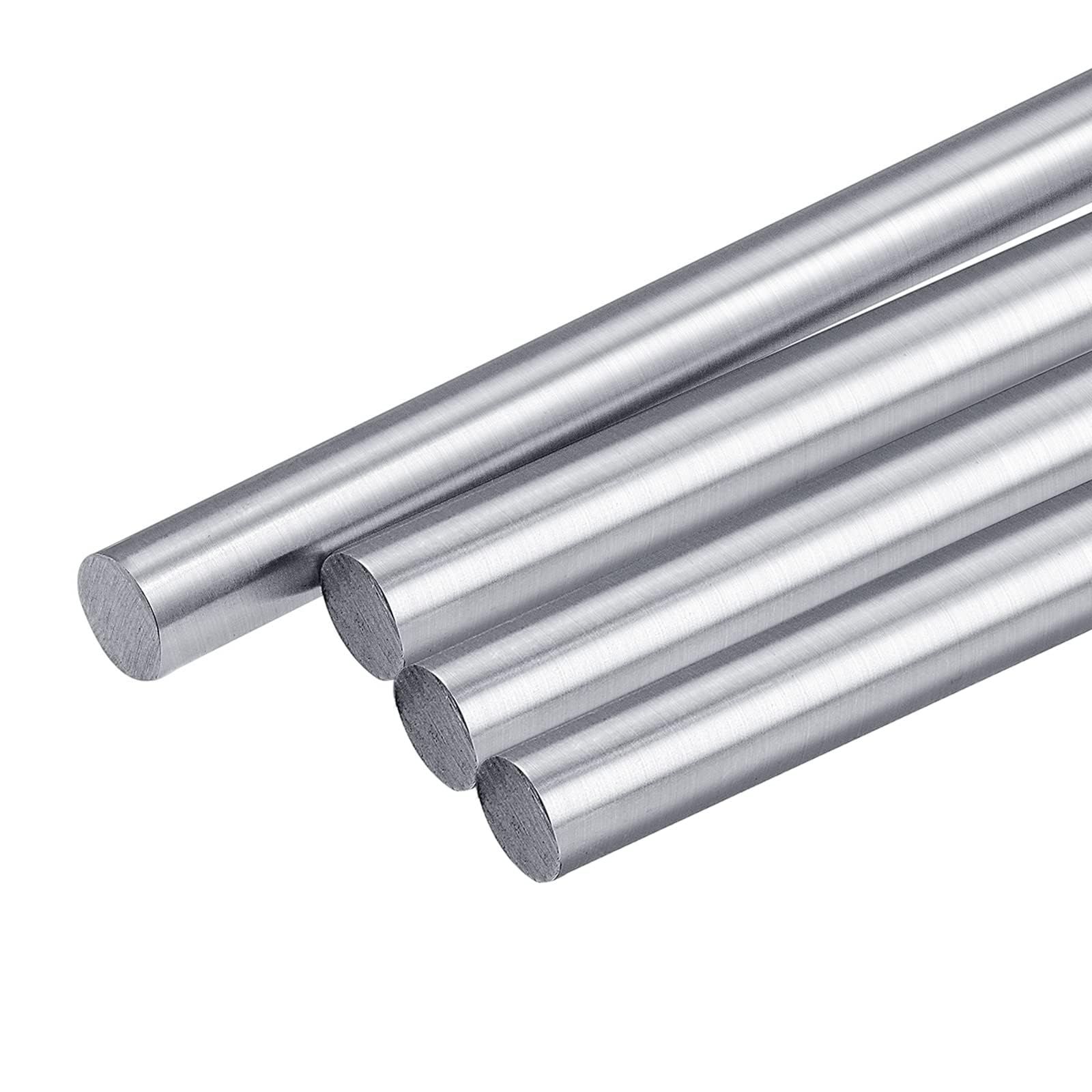 Photo 1 of [4pcs/Pack] 6mm x 350mm Linear Motion Rod Shaft Guide, 4PCS 6mm Steel Rod for 3D Printer and CNC Machine (6mm Diameter, 350mm / 13.779 inch)